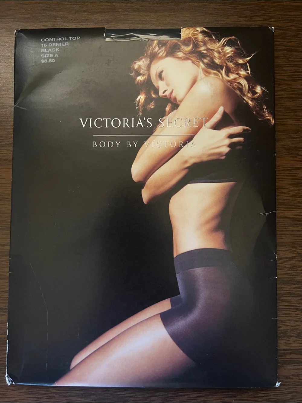 Vintage Y2k Victoria’s Secret Body By Victoria Sheer Black Pantyhose NIB- Size A